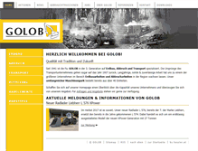 Tablet Screenshot of golob-erdbau.at